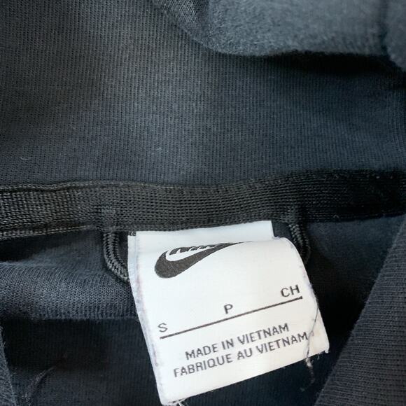 *SOLD* Nike Sportswear Tech Fleece Men's Small Full-Zip Hoodie Black - Picture 4 of 10